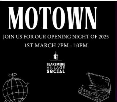 Blakemere Village Social Motown Re-opening Night