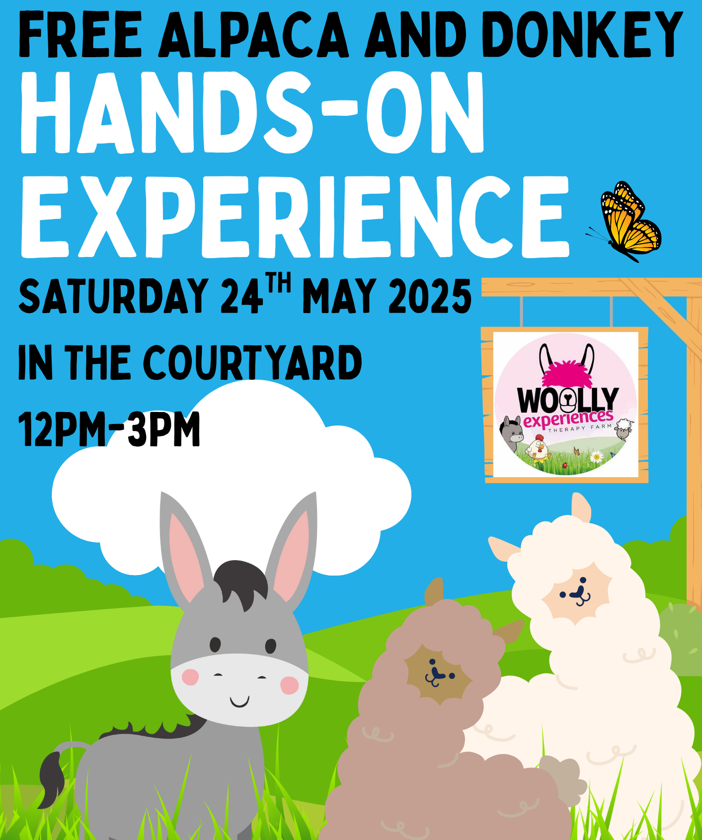 Alpaca and Miniature Donkey Experience