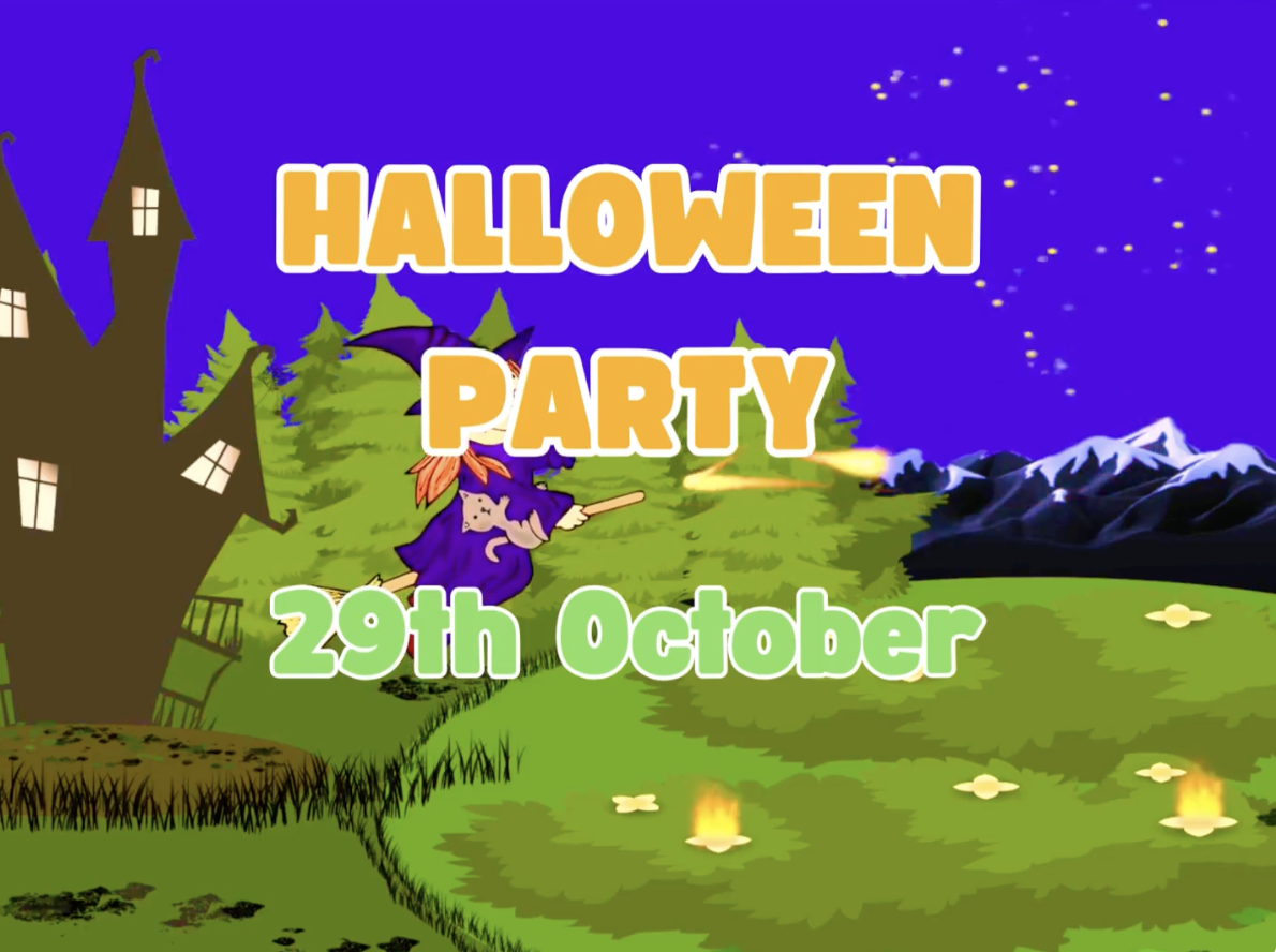 The Playbarn Halloween Party Card Image
